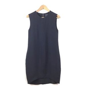 Hellessy Dress Silk Shift Asymmetrical